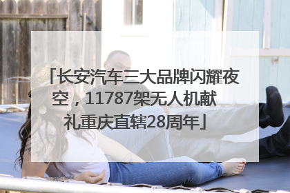 长安汽车三大品牌闪耀夜空，11787架无人机献礼重庆直辖28周年