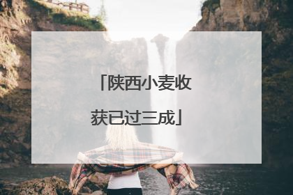 陕西小麦收获已过三成