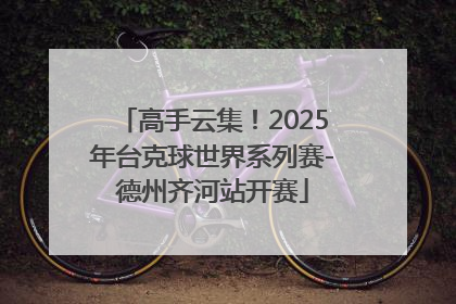 高手云集！2025年台克球世界系列赛-德州齐河站开赛
