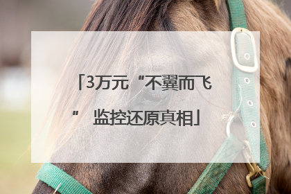 3万元“不翼而飞” 监控还原真相
