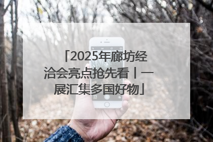 2025年廊坊经洽会亮点抢先看丨一展汇集多国好物