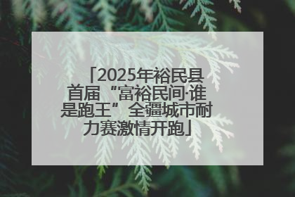 2025年裕民县首届“富裕民间·谁是跑王”全疆城市耐力赛激情开跑