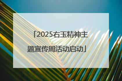 2025右玉精神主题宣传周活动启动
