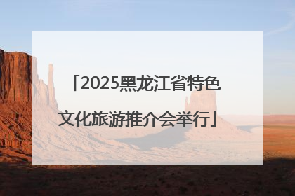 2025黑龙江省特色文化旅游推介会举行