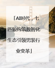 AI时代，七匹狼构筑数智化生态引领男装行业变革